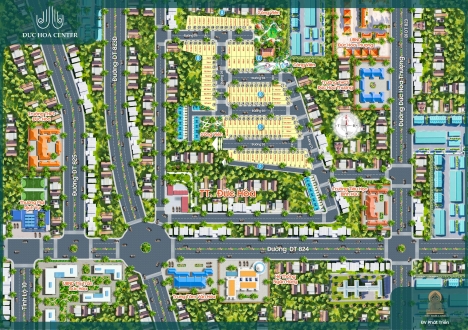 Mở bán khu Đức Hòa Center, sổ trao tay, chỉ cần 800 triệu nhận nền