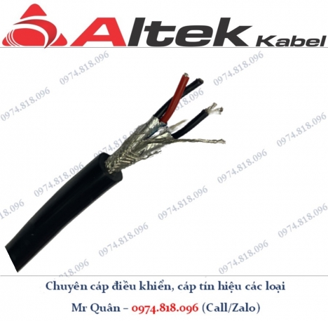Cáp tín hiệu chống nhiễu RS485 24AWG 1 Pair, 2Pair