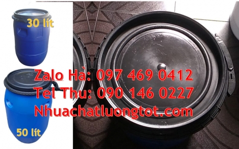 Thùng phi nắp kín, Phuy nhựa 220 lít nắp mở, Phuy nhựa 30 lít, Thùng phuy nhựa 150 lít nắp mở, Giá b