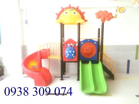 Cầu trượt liên hoàn ngoài trời nhập khẩu AD0813