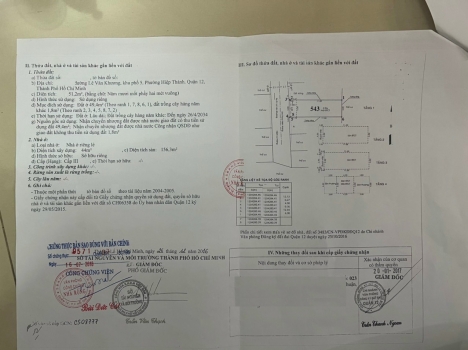 Bán Nhà Đường Lê Văn Khương, 4x13, 4 Tầng, Khu Nhà Lầu, Hxh