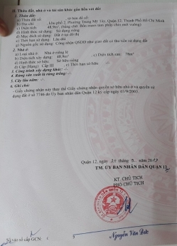 Bán Nhà Đường Tô Ký, 4x12, Lửng, Gần Cv Phần Mềm Quang Trung