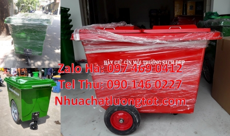 Xe thu gom rác 660l 1000l 4 bánh xe, Xe thu gom rác 660l 1000l 3 bánh đúc, địa điểm bán xe chở rác,