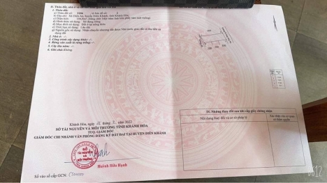 bán lô đất diên an diên khanh khanh hòa