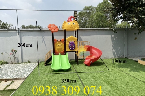 Cầu trượt liên hoàn ngoài trời nhập khẩu AD0813