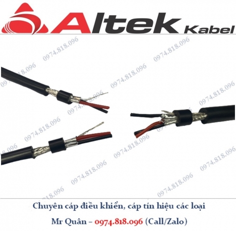 Cáp tín hiệu chống nhiễu RS485 24AWG 1 Pair, 2Pair