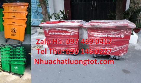 Xe thu gom rác 660l 1000l 4 bánh xe, Xe thu gom rác 660l 1000l 3 bánh đúc, địa điểm bán xe chở rác,