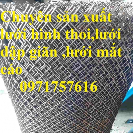 Lưới mắt cáo -Lưới mạ kẽm hình thoi