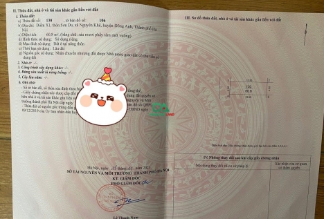 Bán đất Đông Anh khu đấu giá X1 Sơn Du Nguyên Khê gần đường Võ Nguyên Giáp