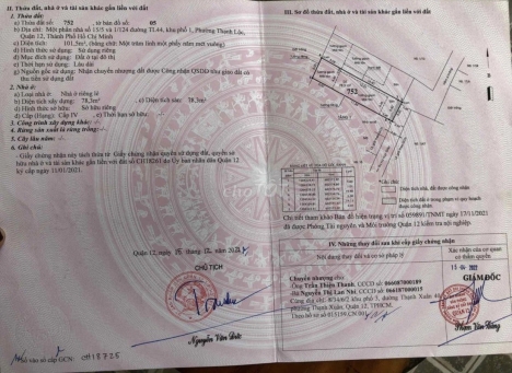 Bán nhà cấp 4 hẻm ba gác đường TL44 Q12