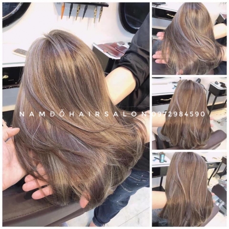 Làm Màu Nâu Rêu,Địa Chỉ Nhuộm Tóc Đẹp Giá Rẻ Hoài Đức - Nam Đỗ Hair Salon