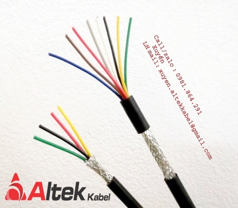 Chuyên Cáp tín hiệu 2x0.22, 4x0.22, 6x0.22, 8x0.22 Altek Kabel
