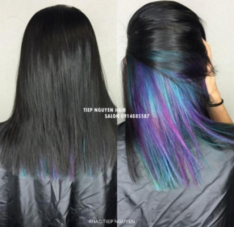 Top 11 màu nhuộm hidden phong cách kiêu sa điệu đà cho nàng - Học Nghề Tóc Tiệp Nguyễn