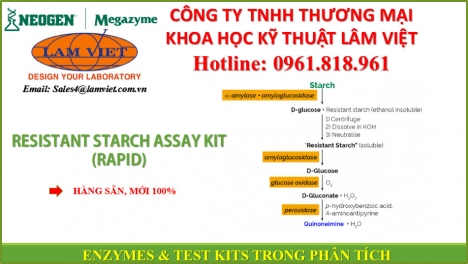Enzymes & Test kits trong phân tích RESISTANT STARCH ASSAY KIT (RAPID)