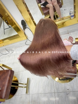 Làm Màu Nâu Đồng,Địa Chỉ Nhuộm Tóc Uy Tín Giá Rẻ Hoài Đức - Nam Đỗ Hair Salon