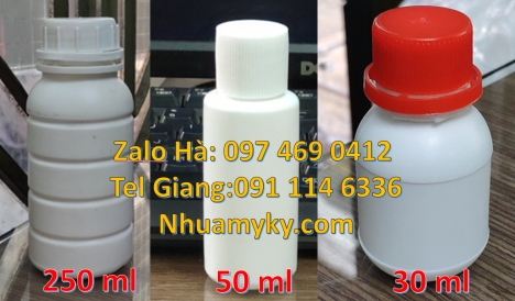 Chai nhựa 100 ml, chai nhựa trong 100 ml, Chai nhựa 50 ml, chai nhựa trong 50 ml, Chai nhựa đựng thu