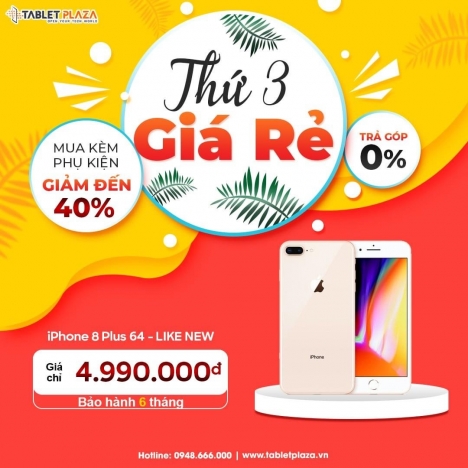 Thứ Ba giá rẻ rinh ngay Deal vàng tại Tablet Plaza