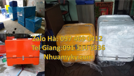 Thùng chở hàng giá rẻ, Thùng ship hàng, Giá thùng nhựa giao hàng, Thùng giữ nhiệt xe máy, thùng chở