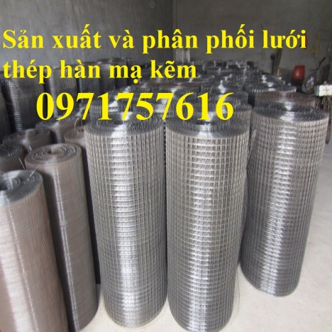 Lưới thép hàn mạ kẽm D4a 200x200 giá tốt