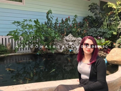 Làm Màu Đỏ Rựou Vang,Đẹp Giá Rẻ Hoài Đức - Nam Đỗ Hair Salon