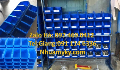 thùng nhựa đựng phụ tùng Khay linh kiện giá rẻ Kệ nhựa đựng ốc vít, Khay nhựa đựng bulon. Kệ đựng