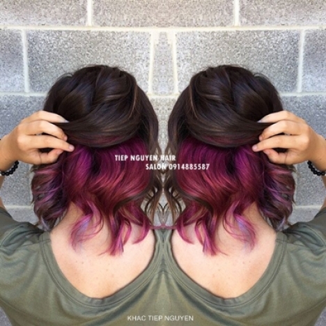 Top 64 màu nhuộm hidden độc đáo mới lạ dành cho nàng - Học Nghề Tóc Tiệp Nguyễn
