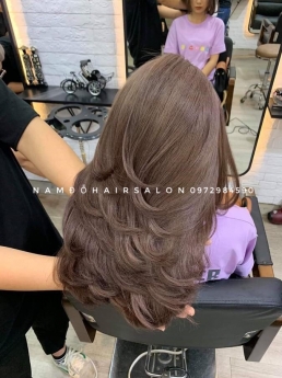 Làm Màu Nâu Rêu,Địa Chỉ Nhuộm Tóc Đẹp Giá Rẻ Hoài Đức - Nam Đỗ Hair Salon