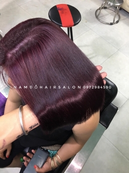 Làm Màu Đỏ Rựou Vang,Đẹp Giá Rẻ Hoài Đức - Nam Đỗ Hair Salon