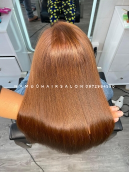Làm Màu Đỏ Tím,Địa Chỉ Nhuộm Tóc Uy Tín Giá Rẻ Hoài Đức - Nam Đỗ Hair Salon