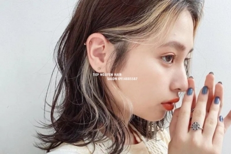 Top 14 màu nhuộm hidden phong cách kiêu sa điệu đà cho nàng - Học Nghề Tóc Tiệp Nguyễn