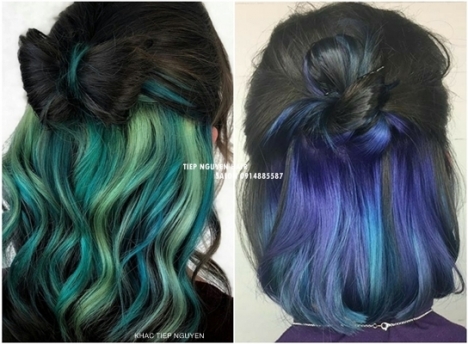 Top 88 màu nhuộm hidden độc đáo mới lạ dành cho nàng - Học Nghề Tóc Tiệp Nguyễn