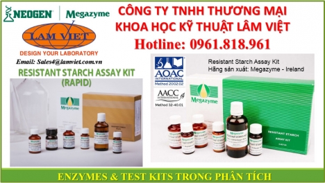 Enzymes trong phân tích RESISTANT STARCH ASSAY KIT (RAPID)