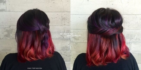 Top 24 màu nhuộm hidden phong cách kiêu sa điệu đà cho nàng - Học Nghề Tóc Tiệp Nguyễn