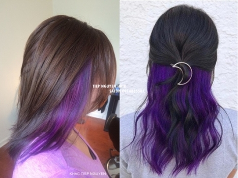 Top 3 màu nhuộm hidden phong cách kiêu sa điệu đà cho nàng - Học Nghề Tóc Tiệp Nguyễn