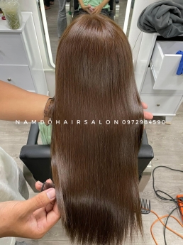 Làm Màu Nâu Lạnh,Địa Chỉ Nhuộm Tóc Uy Tín Giá Rẻ Hoài Đức - Nam Đỗ Hair Salon