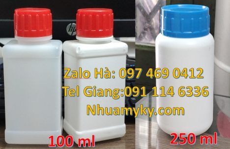 Chai nhựa 100 ml, chai nhựa trong 100 ml, Chai nhựa 50 ml, chai nhựa trong 50 ml, Chai nhựa đựng thu