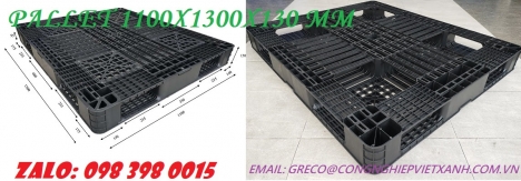 pallet nhựa 1300x1100x130mm