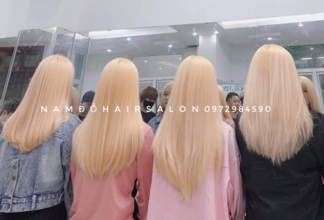 Làm Màu Vàng Trắng, Địa Chỉ Nhuộm Tóc Đẹp Uy Tín Giá Rẻ Hoài Đức - Nam Đỗ Hair Salon