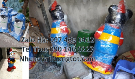 Thùng rác hình con voi. Thùng rác chim cánh cụt Thùng rác chuột mickey. Thùng rác hình chuột túi. T