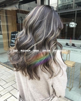Top 31 kiểu tóc nhuộm hidden ẩn gáy áp đảo mọi phong cách thời trang - Học nghề tóc Tiệp Nguyễn