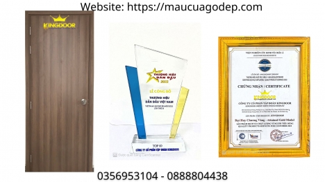 Cửa gỗ MDF Laminate cao cấp - Cửa gỗ ván An Cường