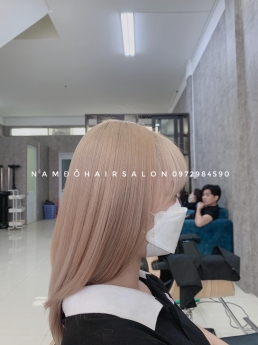 Làm Màu Hồng Trà Sữa, Địa Chỉ Nhuộm Tóc Đẹp Uy Tín Giá Rẻ Hoài Đức - Nam Đỗ Hair Salon