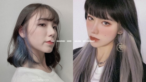 Top 35 kiểu tóc nhuộm hidden ẩn gáy cuốn hút độc đáo cho mọi cô nàng - Học nghề tóc Tiệp Nguyễn