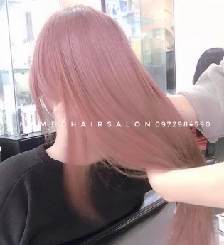 Làm Màu Tím Khói.Địa Chỉ Nhuộm Tóc Đẹp Uy Tín Giá Rẻ Hoài Đức - Nam Đỗ Hair Salon