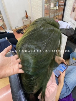 Làm Màu Xanh Đen,Đẹp Uy Tín Giá Rẻ Hoài Đức - Nam Đỗ Hair Salon