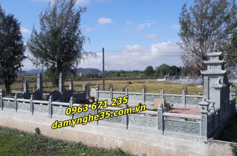 Mẫu lăng mộ đá đẹp bán tại Hậu Giang