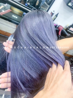Làm Màu Tím Khói, Địa Chỉ Nhuộm Tóc Đẹp Uy Tín Giá Rẻ Hoài Đức - Nam Đỗ Hair Salon
