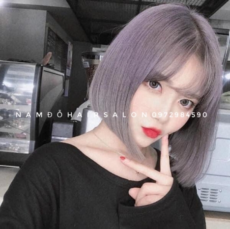 Làm Màu Xanh Khói, Địa Chỉ Nhuộm Tóc Đẹp Uy Tín Giá Rẻ Hoài Đức - Nam Đỗ Hair Salon