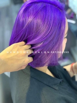 Làm Màu Tím, Địa Chỉ Nhuộm Tóc Đẹp Giá Rẻ Hoài Đức- Nam Đỗ Hair Salon