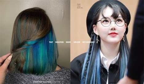 Top 85 màu nhuộm hidden phong cách kiêu sa điệu đà cho nàng - Học Nghề Tóc Tiệp Nguyễn